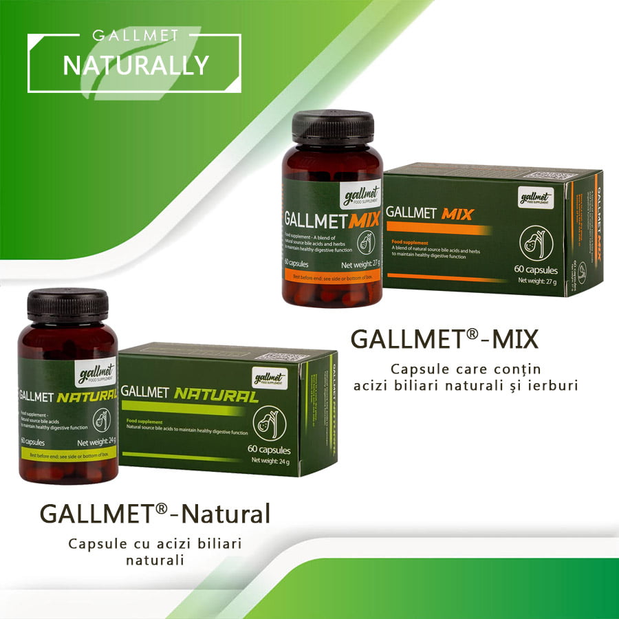 Gallmet-Natural și Mix capsule