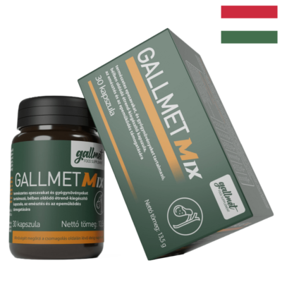 Gallmet Mix 30 epesav és gyógynövény kapszula
