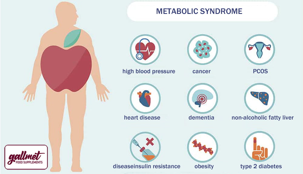In metabolic syndrome, the blood homocysteine level is significantly high, which leads to a higher incidence of diseases affecting blood vessels.