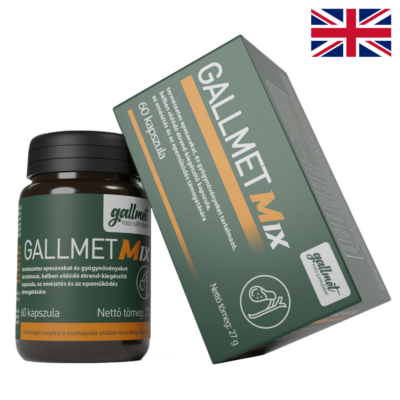 GALLMET-Mix 60 epesav és gyógynövény kapszula
