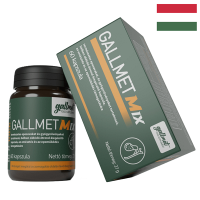 GALLMET-Mix 60 epesav és gyógynövény kapszula