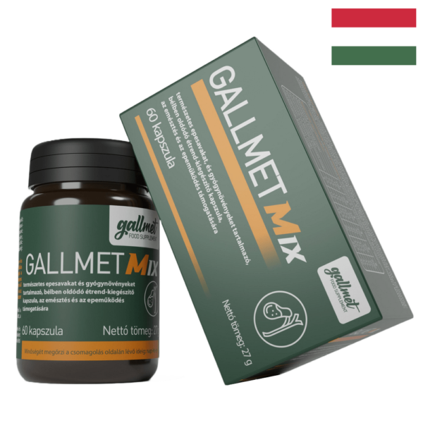 GALLMET-Mix 60 capsule de acid biliar și plante medicinale