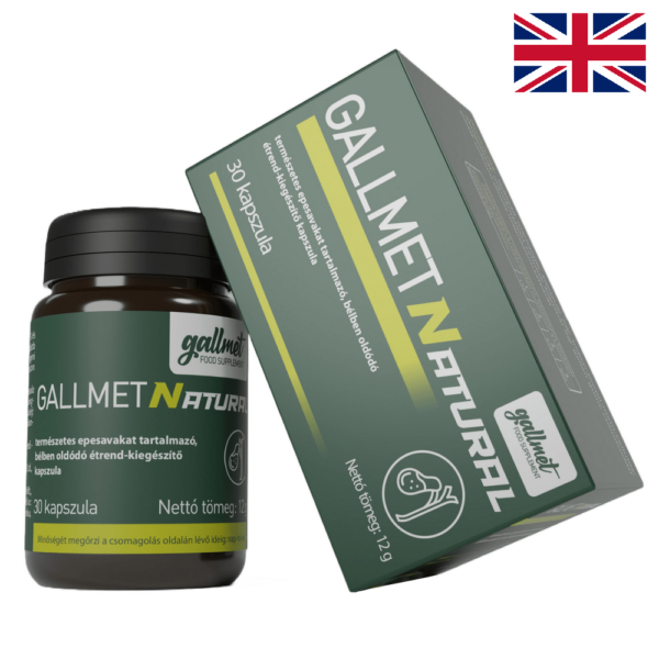 GALLMET-Natural 30 epesav és gyógynövény kapszula