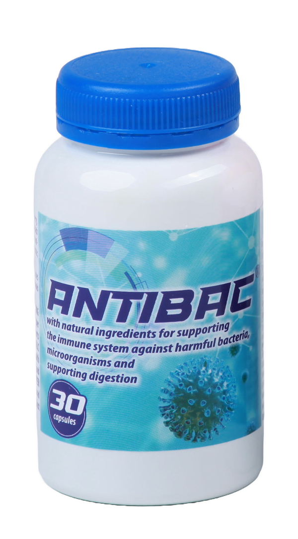 AntiBac capsules to relieve symptoms and side effects of infections