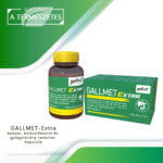 Gallmet-Extra 60 capsule care conțin enzime, acizi biliari și plante pentru a susține pancreasul, bila, ficatul și sistemul digestiv.