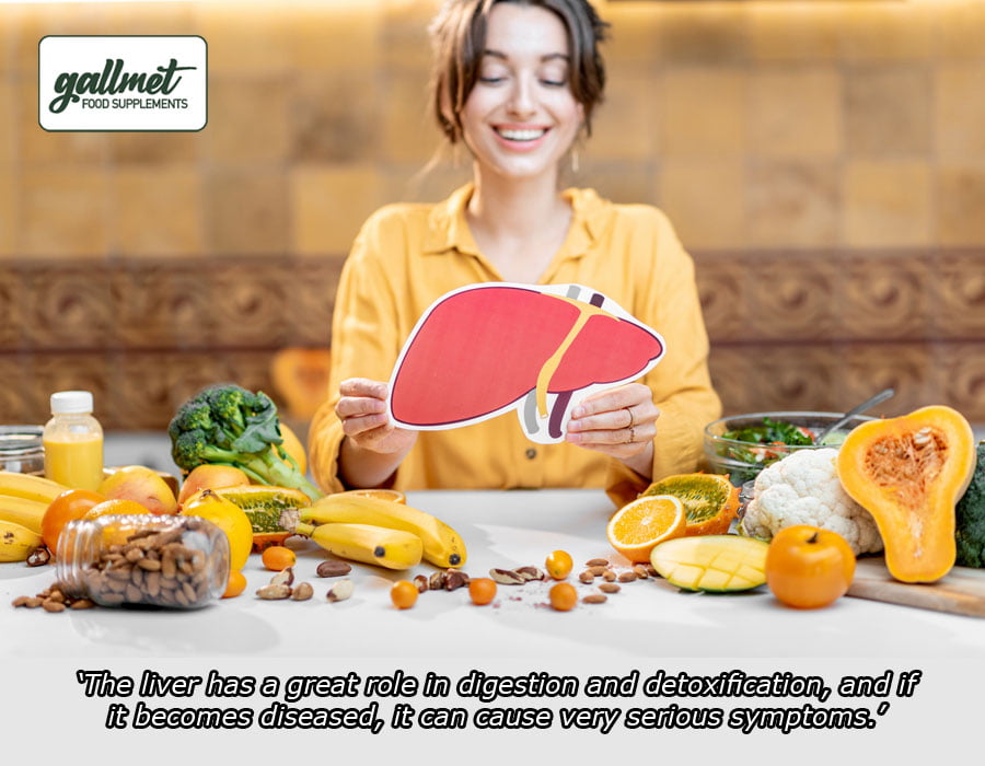 The liver plays a huge role in digestion and detoxification