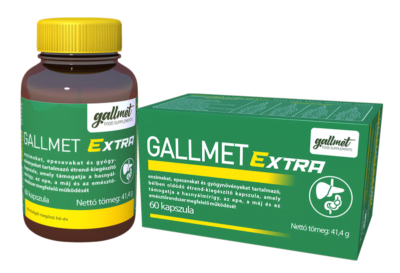 Gallmet-Extra 60 capsule care conțin enzime, acizi biliari și plante pentru a susține pancreasul, bila, ficatul și sistemul digestiv.