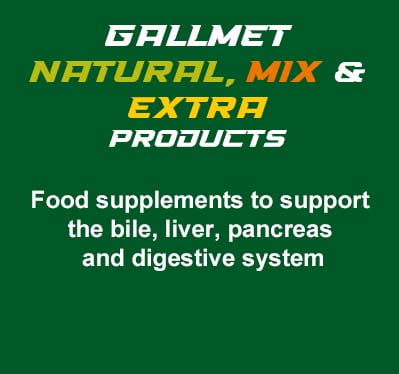 Gallmet Natural, Mix and Extra products