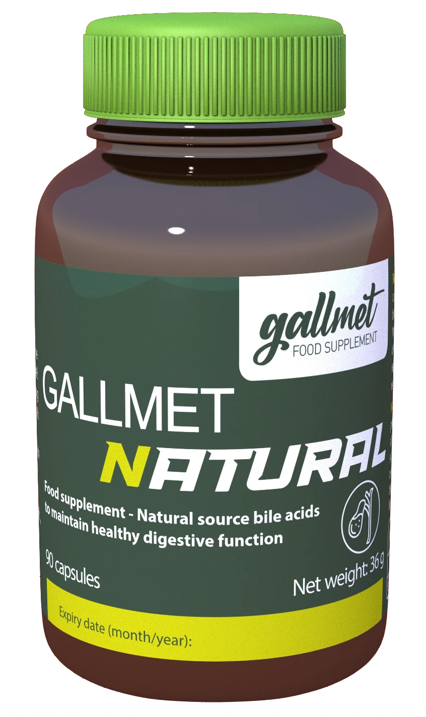 Gallmet Natural žlčové kyseliny kapsuly
